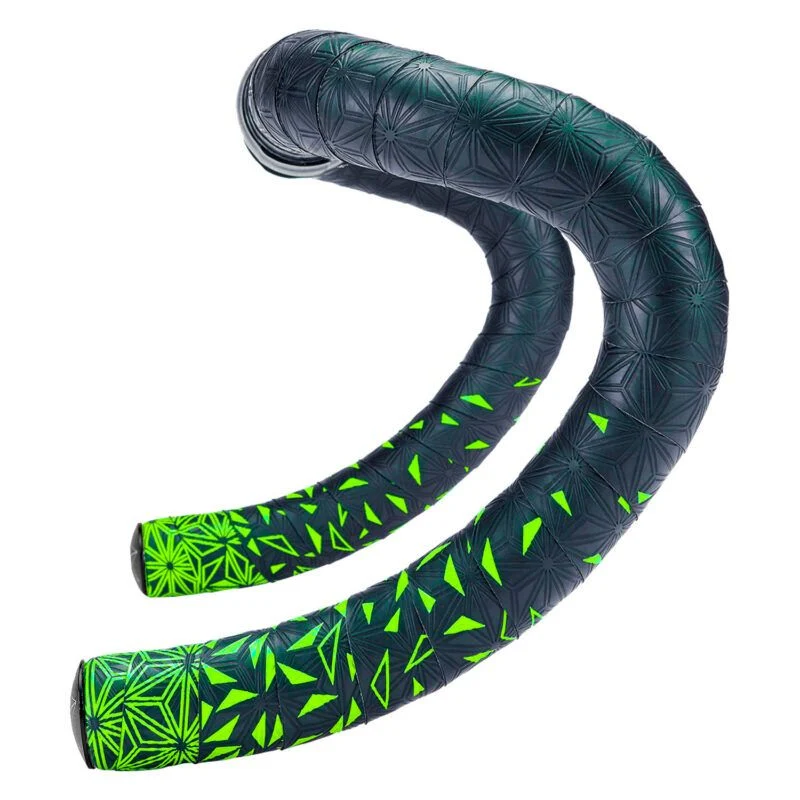 Supacaz Super Sticky Kush Star Fade Sterne Schwarz/Neon Gelb Lenkerband