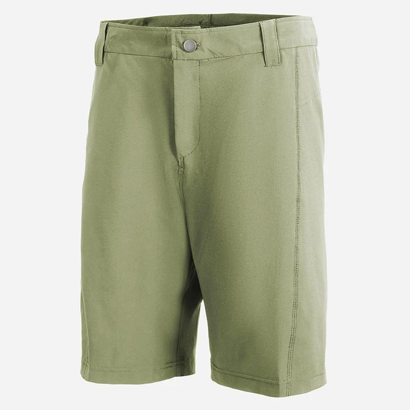 CHIBA Baggy Pants Light Damen - Radhose kurz, mit Sitzpolster, olive, Gr. M