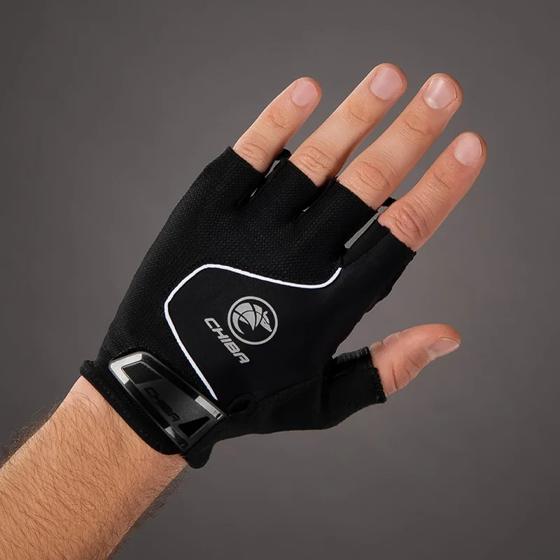 CHIBA Cool Air - Radhandschuhe schwarz 3XL, atmungsaktiv mit Gelpolsterung