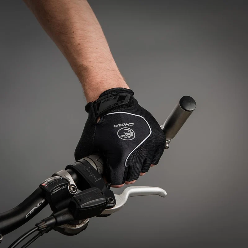 CHIBA Cool Air - Radhandschuhe schwarz 3XL, atmungsaktiv mit Gelpolsterung