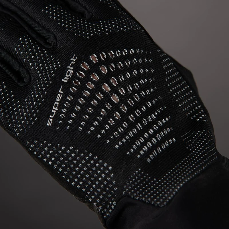 CHIBA Superlight - Radhandschuhe schwarz/schwarz, XL, superleicht & atmungsaktiv