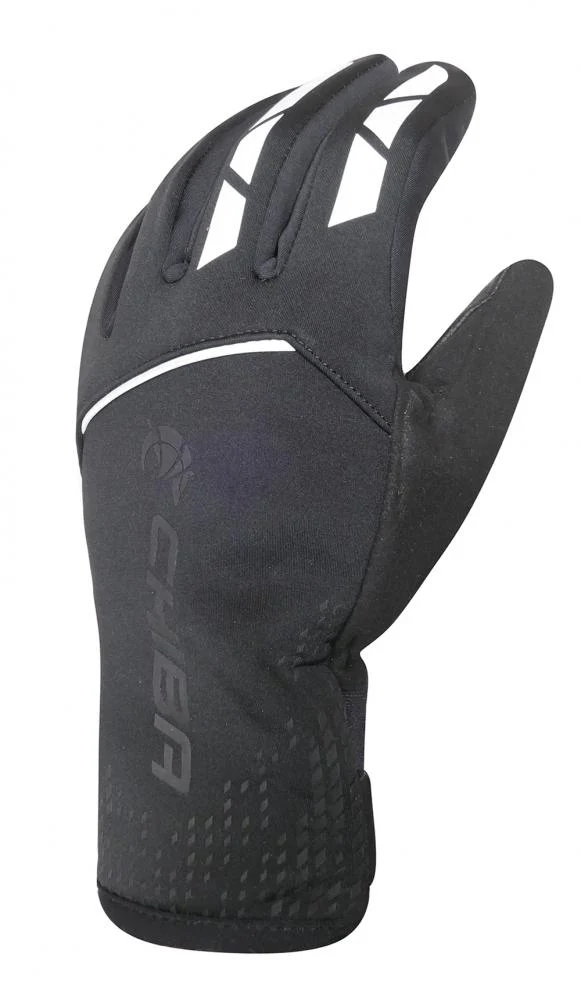 CHIBA 2nd Skin - wasserdichte Winter-Radhandschuhe schwarz 3XL