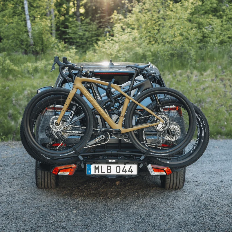 Thule Easyfold 3 Anhängerkupplungs-Fahrradträger 2-Fahrräder 13 Pin