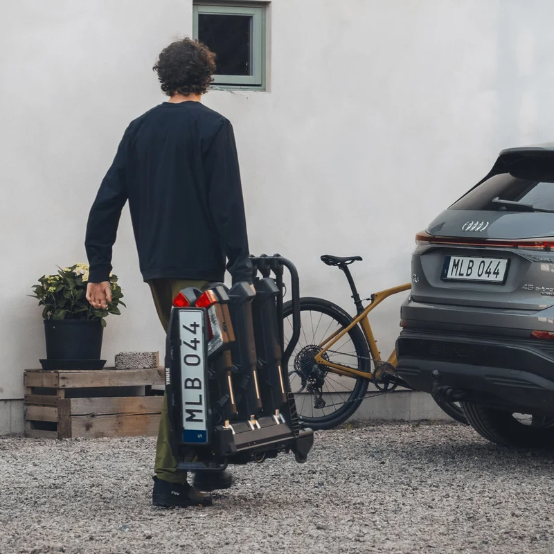 Thule Easyfold 3 Anhängerkupplungs-Fahrradträger 2-Fahrräder 13 Pin
