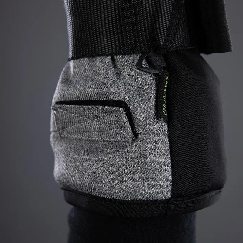CHIBA Board Mitten - wasserdichte Primaloft Winter-Handschuhe, Größe 7, Hlgrau/weiß
