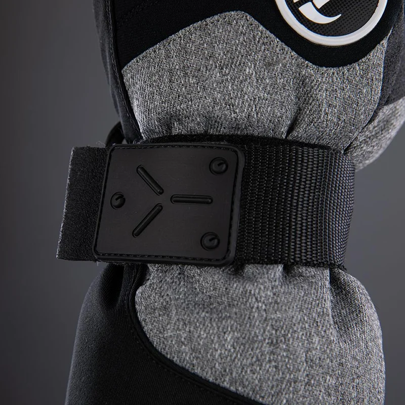 CHIBA Board Mitten - wasserdichte Primaloft Winter-Handschuhe, Größe 7, Hlgrau/weiß