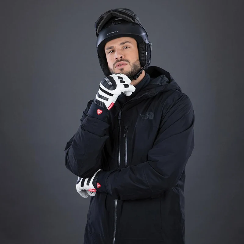 CHIBA Super Race - wasserdichte, winddichte Radhandschuhe, Größe 8, weiß
