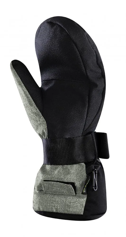 CHIBA Board Mitten - wasserdichte Primaloft Radhandschuhe olive/gold, Größe 10