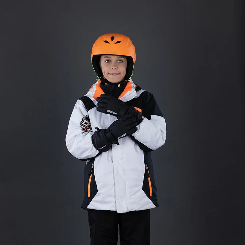 CHIBA Kids Allround Finger - Kinder-Radhandschuhe schwarz, wasserdicht, Größe 3