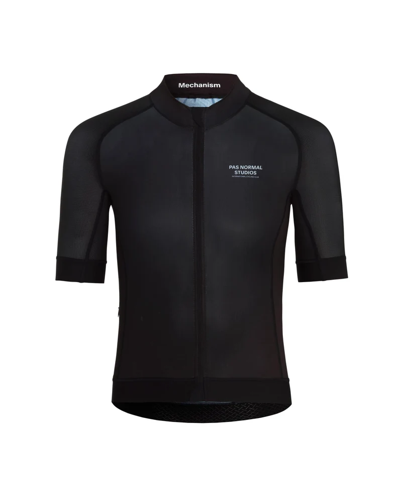 Pas Normal Studios Mechanism Kurzarm Radtrikot Herren Schwarz