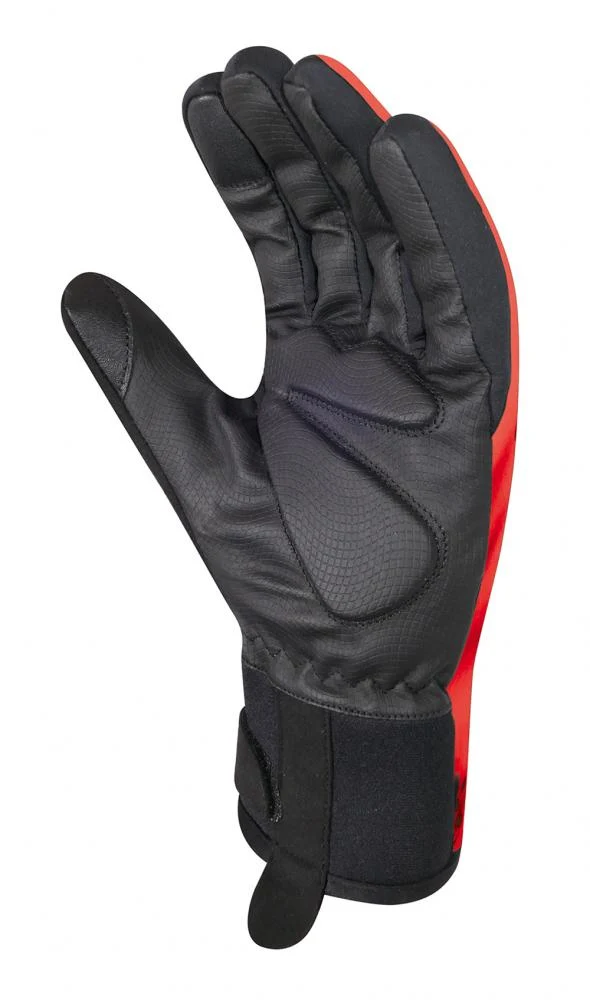 CHIBA 2nd Skin - wasserdichte Radhandschuhe, rot, Größe L
