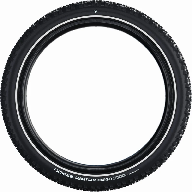 Schwalbe Smart Sam Cargo Super Defense, Performance Line, Tube E-Bikes Drahtreifen 26", Addix E black-reflex 60-559