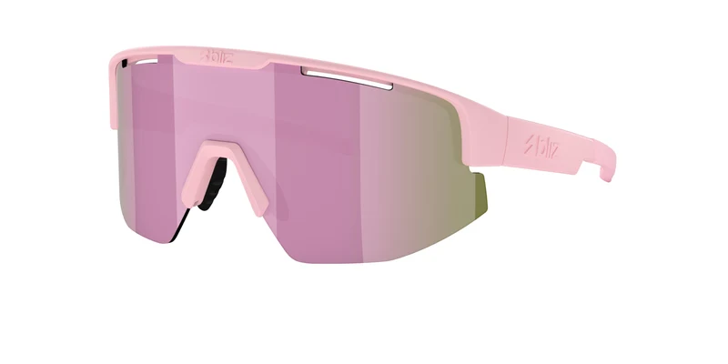 Bliz Matrix Sonnenbrille/Matt-Altrosa/Braun/Mehrfarbiges Rosa