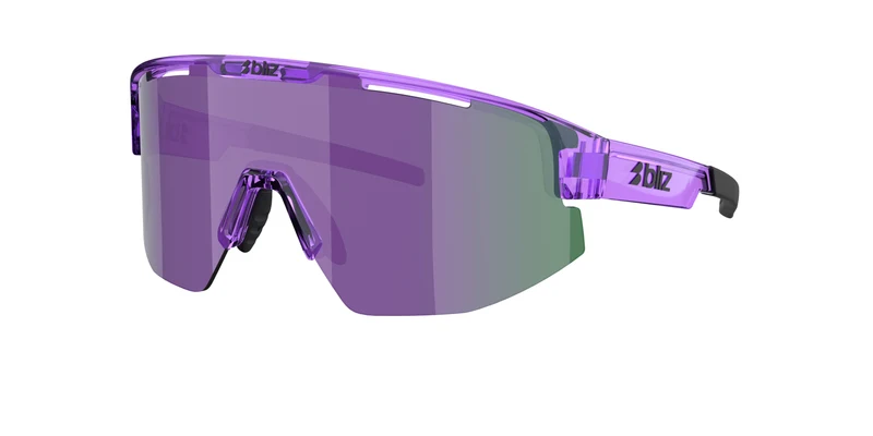 Bliz Matrix Sonnenbrille/Transparentes Lila/Rauchglas/Mehrfarbiges Lila