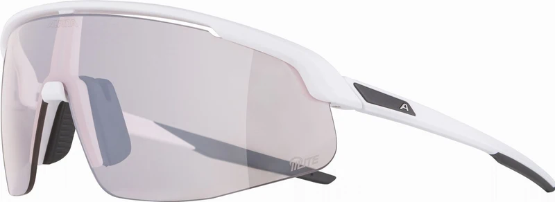 Alpina Turbo Pro Q-Lite Sportbrille white matt/mirror pink one size