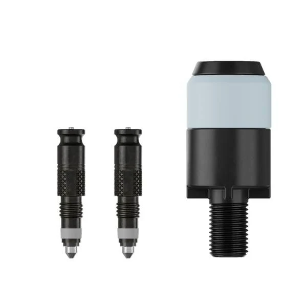 Schwalbe Umrüstkit Tubeless-Ventil auf Schwalbe Clik Valve Pumpenkopf-Adapter Schwarz