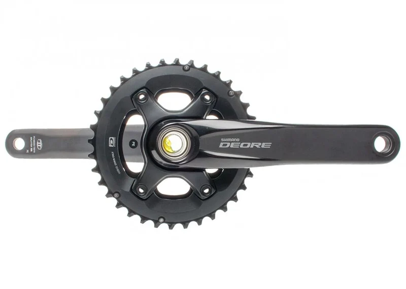SHIMANO Kurbelgarnitur DEORE FC-M6000 Kurbelgarnitur - 10-fach, 175 mm, 38-28 Zähne, 28 Zähne