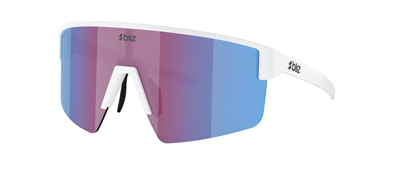 Bliz Sonnenbrille P004/Mattweiß/Rosa/Violettblau Verspiegelt