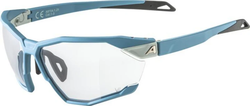 Alpina Twist Six V Sportbrille smoke-blue matt/varioflex black one size