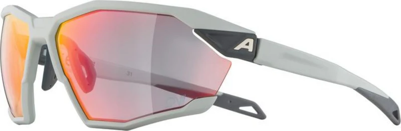 Alpina Twist Six QV Sportbrille smoke/quattro/variofl.mirror+ rainb. one size