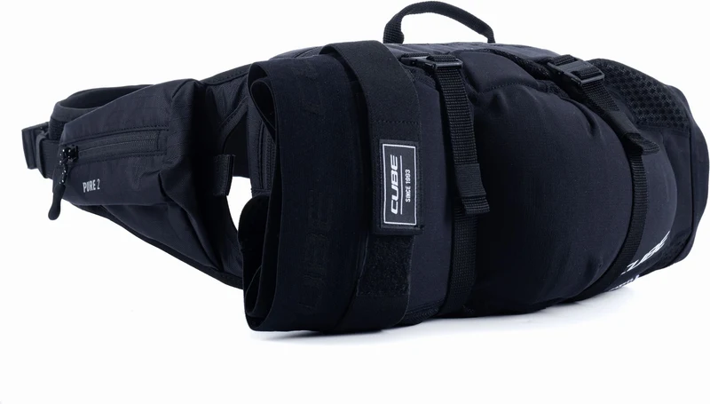 Cube Hüfttasche Pure black 2 L