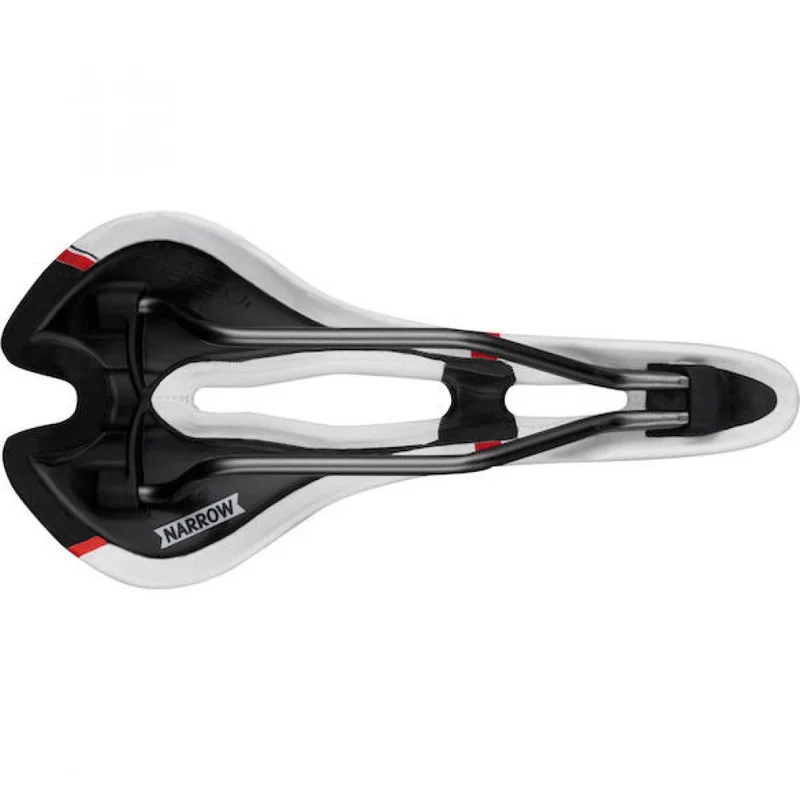 Selle San Marco Sattel Aspide Racing White 132 x 277 mm Weiß - leichter Rennradsattel mit Komfort
