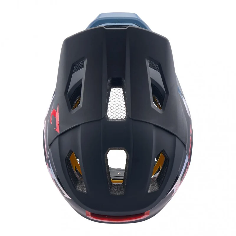 CRATONI MadCat MIPS Kinder-Fullface-Helm S-M 49-56 cm Gunmetal-Red Matt