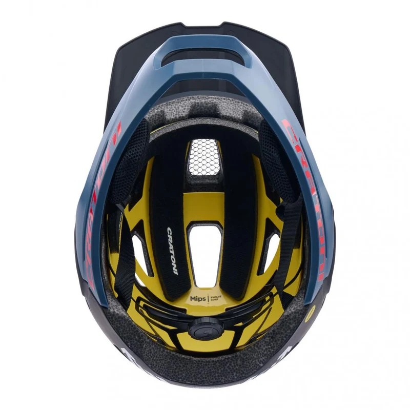 CRATONI MadCat MIPS Kinder-Fullface-Helm S-M 49-56 cm Gunmetal-Red Matt