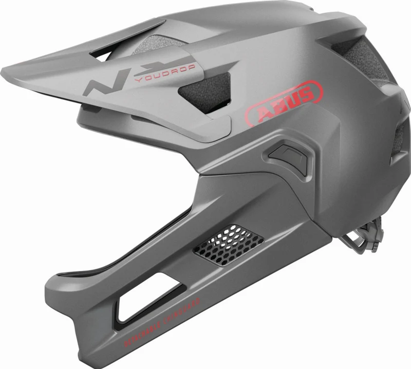 Abus YouDrop FF Kinder-Helm Ti silver S (48-55 cm)