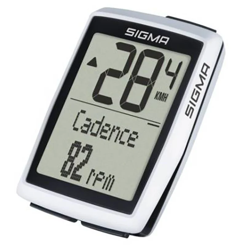 Fahrradcomputer Sigma BC 12.0 STS Kadenzsensor kabellos Weiß