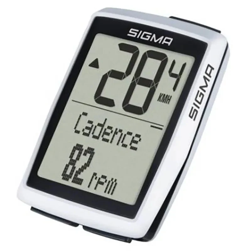 Fahrradcomputer Sigma BC 12.0 STS Kadenzsensor kabellos Weiß