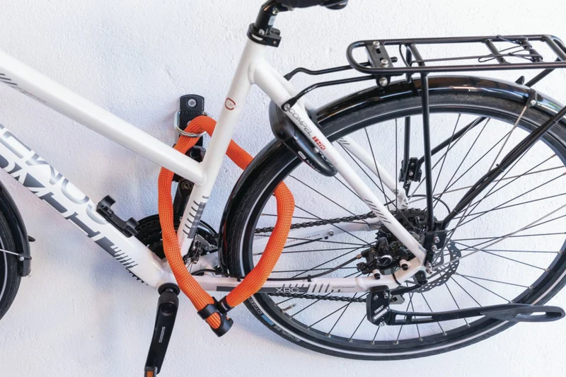 Abus WBA65 B/SB + Bike Holder Wandanker mit Fahrradhalterung