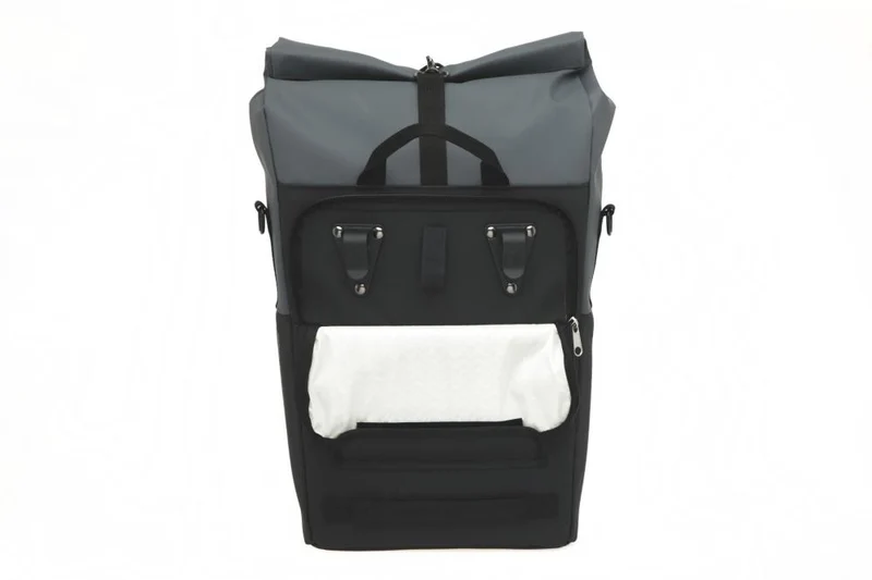 New Looxs Radtasche Nyborg Single Dark Grey/Black 18L Grey - flexible Einzel-Gepäckträgertasche