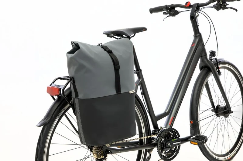 New Looxs Radtasche Nyborg Single Dark Grey/Black 18L Grey - flexible Einzel-Gepäckträgertasche