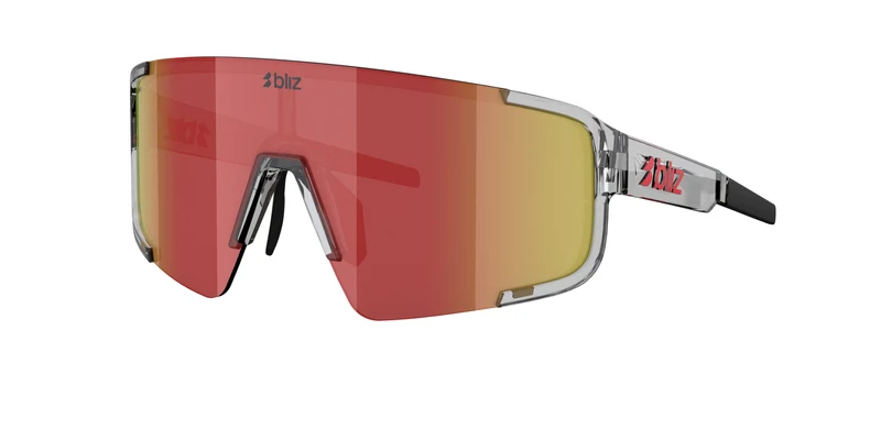 Bliz Sonnenbrille P003/Dunkelgrau Transparent/Rot