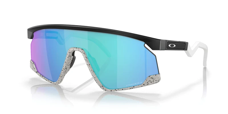 BXTR Sonnenbrille Oakley Schwarz Matt Lens Prizm Sapphire