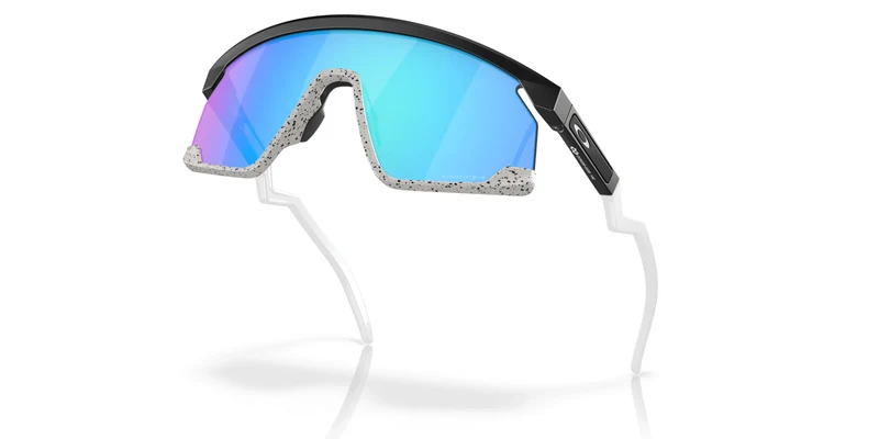 BXTR Sonnenbrille Oakley Schwarz Matt Lens Prizm Sapphire