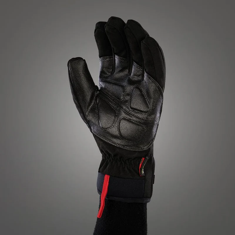 CHIBA Warm Winter - wasserdichte Winter-Radhandschuhe schwarz XL mit Gelpolsterung