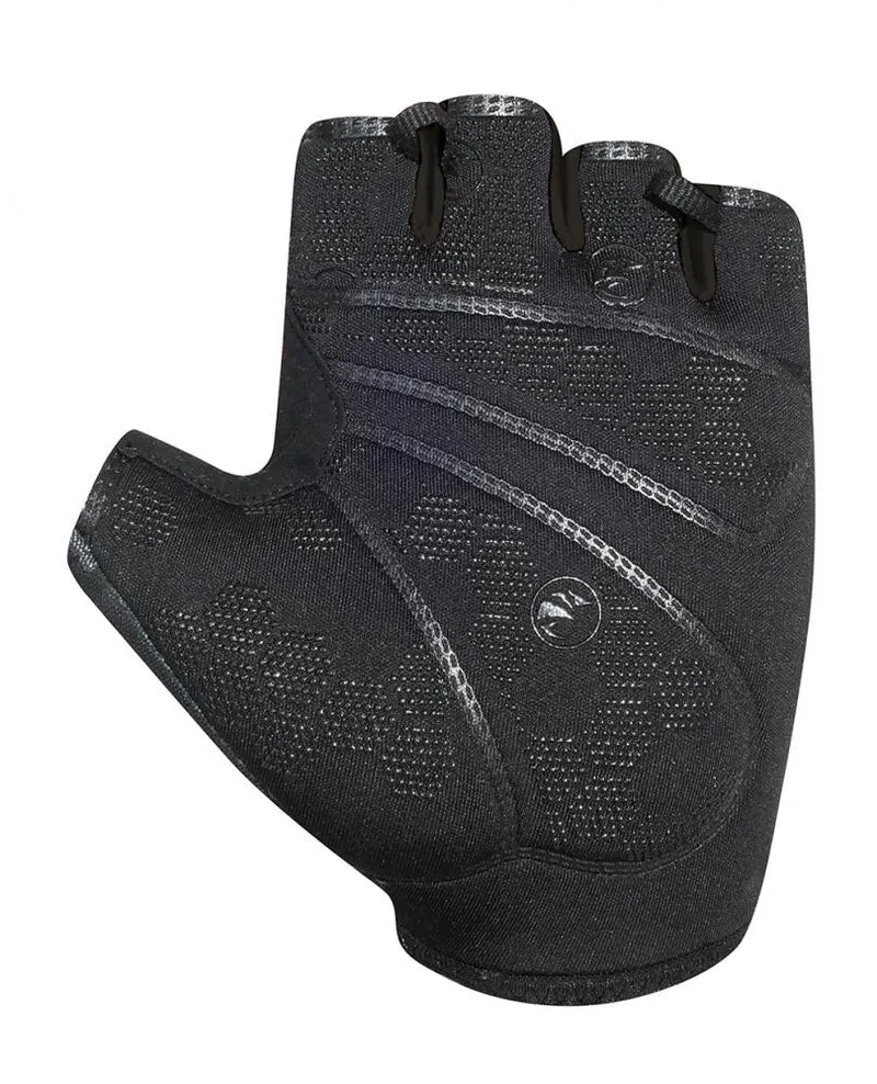 CHIBA Solar II - Radhandschuhe kurz, schwarz/schwarz, Größe L, atmungsaktiv