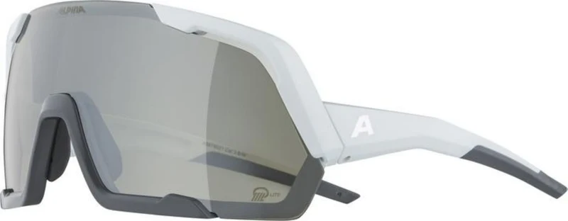 Alpina Rocket Q-Lite Sportbrille smoke-grey matt/mirror silver one size