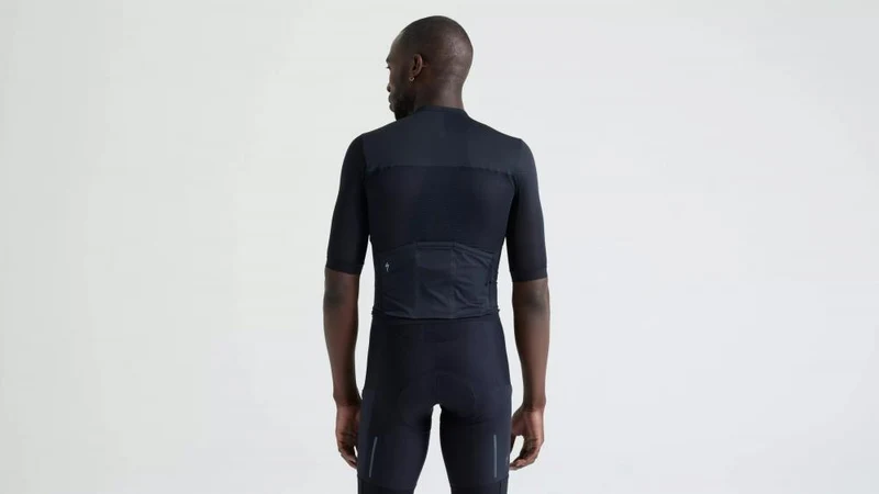 PRIME LT JERSEY SS MEN BLK M - Leichtes Herren Kurzarm Radtrikot in Schwarz Größe M