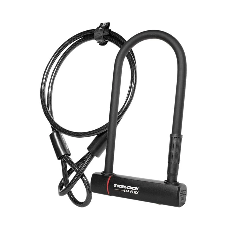 Schloss U Trelock U4 Flex ZB 401 230x102mm Ø14mm Schwarz