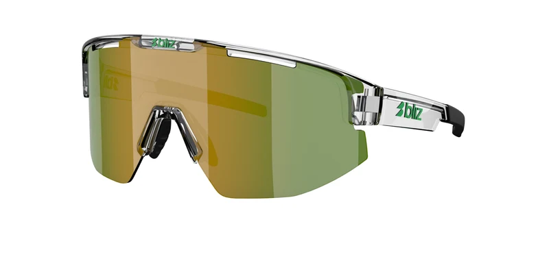 Bliz Matrix Sonnenbrille/Transparent Weiß/Grün
