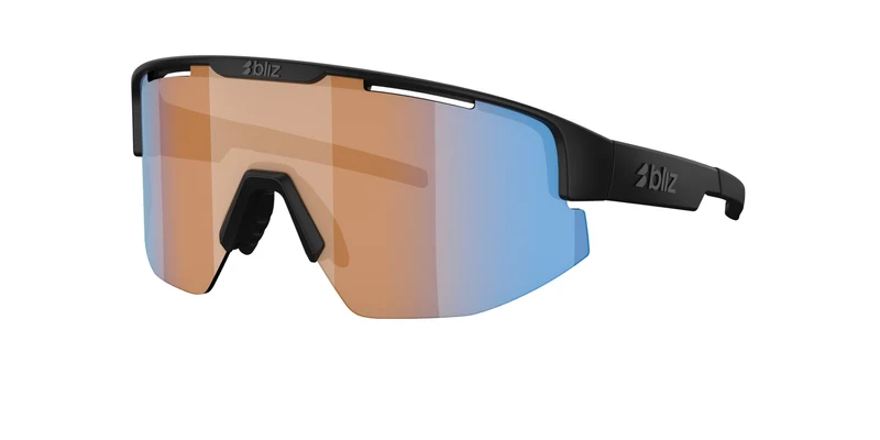 Bliz Matrix Sonnenbrille/Schwarz/Korallenorange-Blau