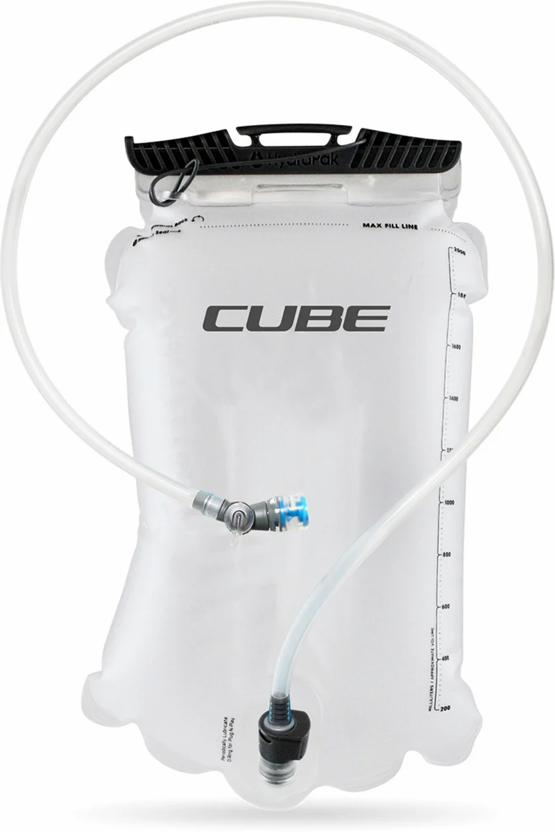 Cube Trinkblase Rucksack transparent 2 L