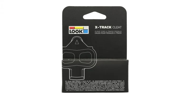 Look X-Track Pedalplatten grau, SPD kompatibel, 6° Bewegungsfreiheit, inkl. Schrauben