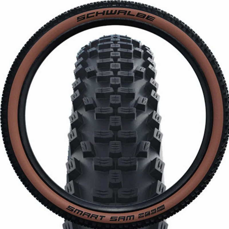 Schwalbe Smart Sam DD, RaceGuard, Performance Line, Tube, SnakeSkin Drahtreifen 27,5" Addix bronze-skin 65-584