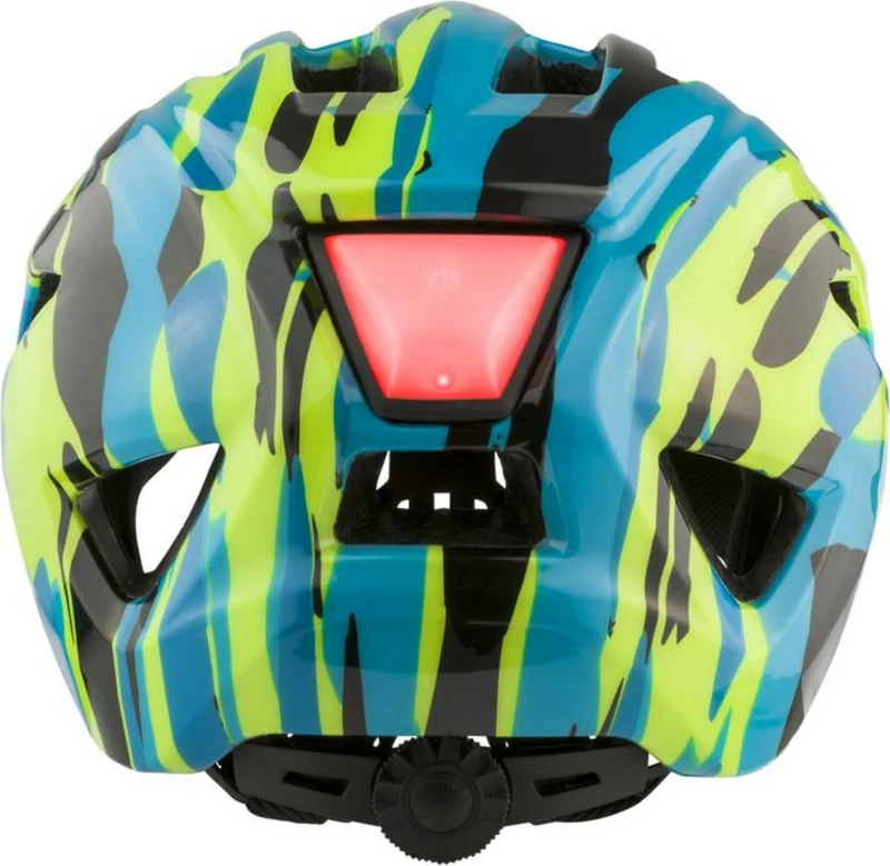 Alpina Pico Flash Kinder-Helm neon-blue green gloss 50-55 cm