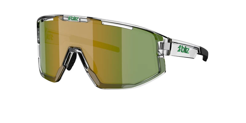 Bliz Fusion Sonnenbrille/Transparent Weiß/Grün