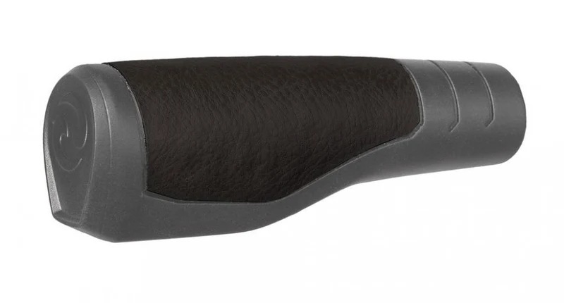 Herrmans Lenkergriffe Line 124/90mm, Ø 22mm, schwarz/grau, Paar